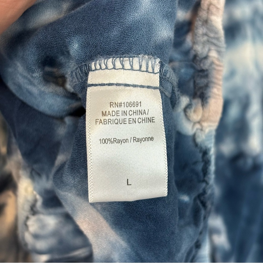 Young Fabulous & Broke Blue Tie Dye Two Piece Set Size Large - Picture 14 of 15